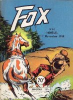 Scan d'une couverture Fox dessine par Leone Cimpellin